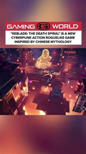 GWM - Games Showcase on Instagram: "ReBlade: The Death Spiral is a blistering cyberpunk action roguelike where ancient Chinese mythology collides with neon-drenched dystopia—where gods are data ghosts, spirits wear exoskeletons, and the afterlife is a corrupted server farm. You play as a rogue soul-severed warrior, bound to a sentient cyber-blade forged from the shattered soul of a fallen celestial general. Each time you die, your consciousness is rebooted into a new body—your memories fragmenti