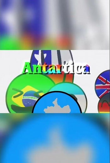 The seven continents #geography #countryballs @Hopscotchsongs