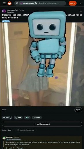 🚨💁‍♀️ Pxie's Shocking Accusation: Destiny Non-Consensually Shared Nudes! 🤯