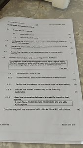 Consumer Studies Grade 12 – EntrepreneurshipQUESTION 5 (15 MA... | Filo