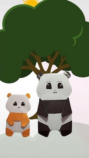 Origami || How To Make Origami Cute Panda