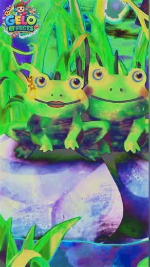 Help Me Count This Frogs 🐸❤️ Numbers #geloeffects #daddycocomelon #childrenssong #nurseryrhyme
