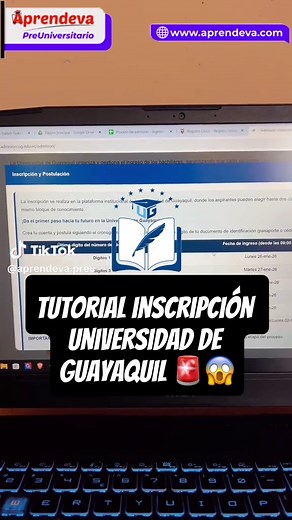 Guía para la Inscripción en la Universidad de Guayaquil