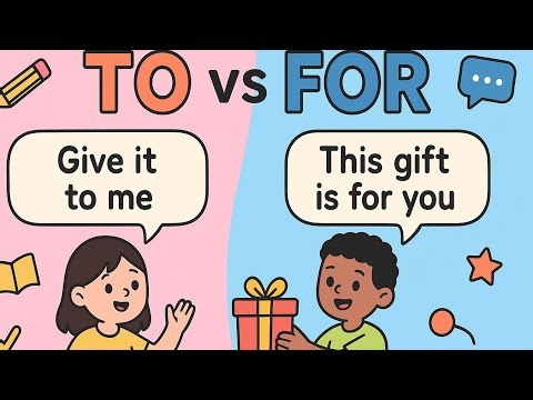 To Vs For Preposition Quiz | Easy Grammar Practice For kids