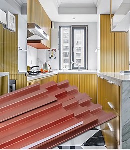 [Hot Item] Aluminum Profile Building Facade Cladding Ceiling 3D Outdoor Corrugated Exterior Extrusion Curtain Wall Panel