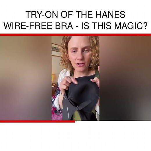Try-on of the Hanes Wire-free Bra - is this magic?