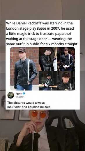 While Daniel Radcliffe was starring in the London stage play Equus in 2007, he used a little magic