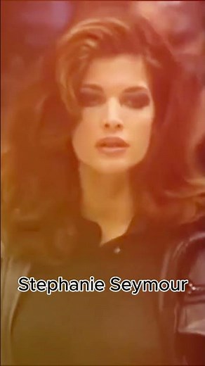 Back in The 80s with Stephanie Seymour😍 #runway #fashion #runwaymodel #fashionshow #clothes #catwalk