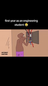 first year as an engineering student 😂 #funny #viralvideo #memes #animation #cartoon