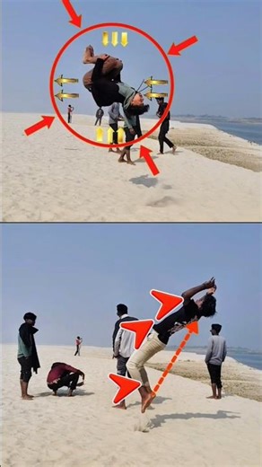 pro back flip and noob back flip tutorial video please support me 😢❤️ #flyking852