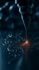 12K views | Follow @machine to learn something new everyday  Precision at its finest, this CNC engraving machine carves metal with micron-level accuracy, transforming raw steel into flawless design. Every cut, curve, and detail perfectly engineered. #ai #artificial #artificialintelligence #aiagents #chatgpt #openai #grok #business #machine #machines #factory #robot #robots #robotics | Machine by Artificial Media | Facebook