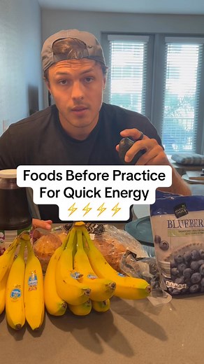 11K views · 83 reactions | Foods to give you quick energy before practice ⚡️ #preworkout #athletenutrition | Apexmandan | Facebook