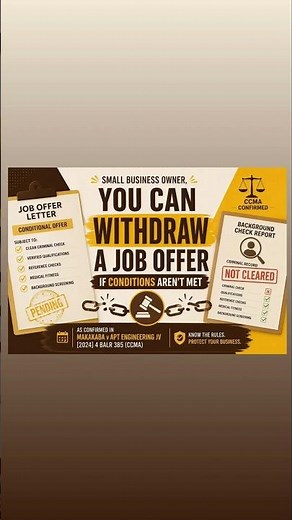 Conditional Job Offers: When You Can Legally Withdraw an Offer (CCMA Case Explained)