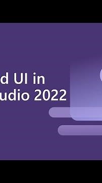 New upgraded UI in Visual Studio 2022 #Shorts