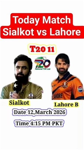 Lahore Blue vs Sialkot Region Today Match|National T20 Cup Today Match MO4| Short Cricket video|T20
