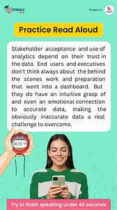 practice the read aloud task in Speaking section of PTE with this reel. Try finishing the task under 40 seconds. Want more? Download the PTE Tutorials app now. 📲 (link in bio) 🔗 #PTEExamPrep #PTEAcademic #PTEPractice #PTESuccess #PTETestTakingTips #PTEPreparation #PTETutorialApp #EnglishLanguageTest #PTEStudyJourney #PTEOnlineCourse #PearsonLanguageTest #ptetutorials #readaloud #StudyAbroad | Ptetutorials.com