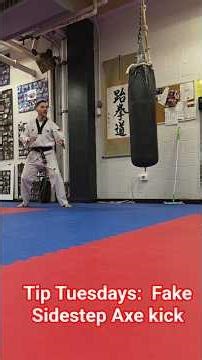 Tip Tuesday: Fake, Sidestep & Axe Kick Combo | Martial Arts Footwork & Power
