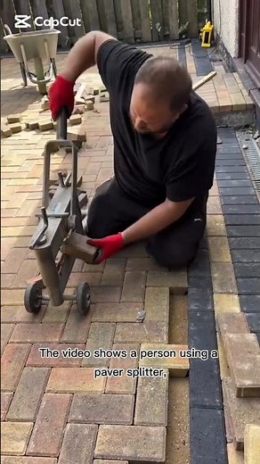 The FASTEST Way to Cut & Install Paving Blocks!