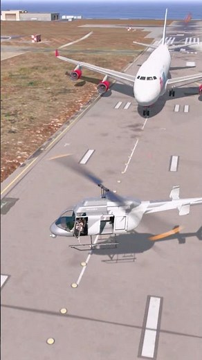 Airport personnel rush onto the runway after an incident | Grand Theft Auto V