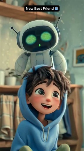 My Little Robo Buddy 🤖#SmartGadgets #PixarStyle #CuteTechnology #shorts #teckditya