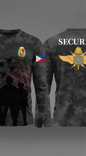 Men's Security Guard Long Sleeve T-Shirt Design