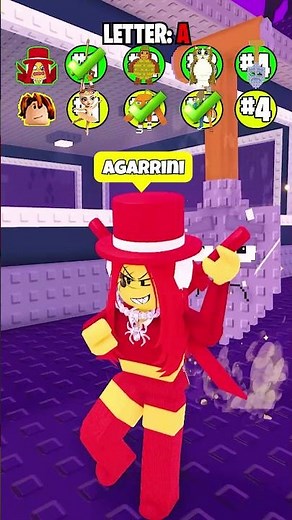 SAMMY CHAN X BACON IN LETTERS CHALLENGE IN STEAL A BRAINROT! #shorts