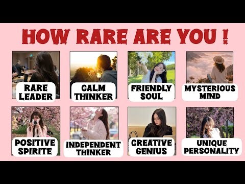 How Rare Is Your Personality? 😳 | Fun Personality Quiz