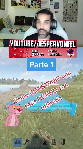 Como construir una casa horno con refinería en rust español. #rust #rustespañol #streamer #youtuber #twitch