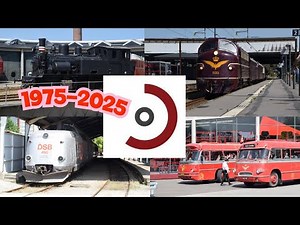 Danmarks Jernbanemuseum 50 år. Jubilæumsweekend 14. og 15. juni 2025