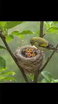American Goldfinch Chick | The First Days of Life