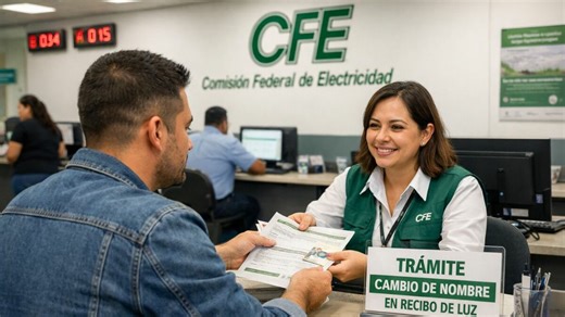 CFE 2026: así puedes cambiar el nombre de tu recibo de luz