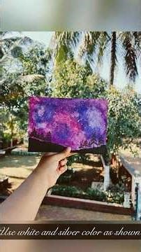 Watch full video 👆🏼 | Galaxy watercolor painting for beginners
