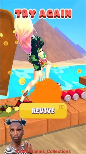 ASMR Tippy Toe Try Again🦶😂🦵 | tippy toe 3D #shorts #tippytoe #satisfying #asmr #viral