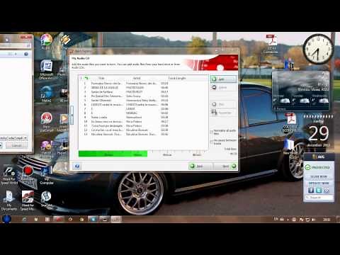 Cum sa faci un CD cu muzica track.