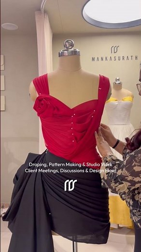 A Day at MANKASURATH | Draping, Pattern Making & Studio Workflow #fashiondesign