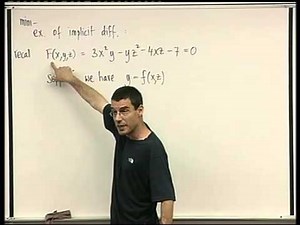 46 - The implicit function theorem for systems of equations