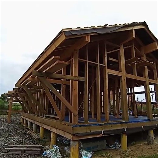 Overview of a frame house 90 sq. m, part 2