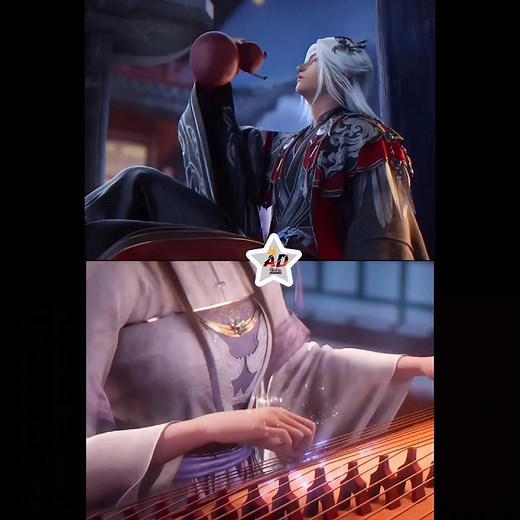 Renegade Immortal : Wanglin's strange state of mind by listening Zither Music🔥#donghua #wanglin