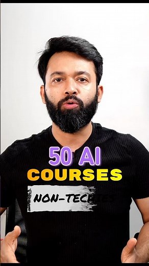 📌 50 AI courses for Non techies! #aicourse #aicourses #career #learnai