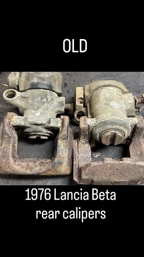 1976 Lancia Beta rear calipers! 50 years old and going for 50 more! #auto #thecaliperking #lancia #caliper #brakes