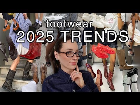 THE TOP FOOTWEAR TRENDS for SUMMER 2025 - What footwear to wear for Spring/Easy wearable shoe trends