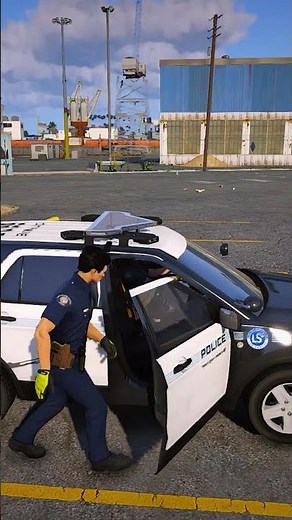 GTA 5 LSPDFR - Port Police Patrol | Patroling As Female Officer [USA] [911]