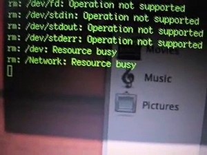 sudo rm -rf / in OS X