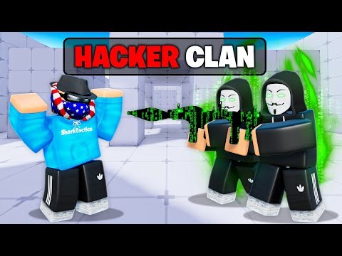 I Fought a HACKER CLAN in Roblox Rivals!