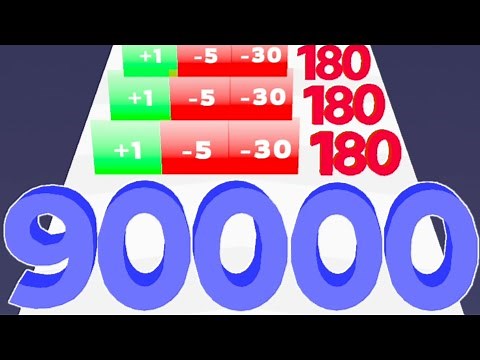 Merge Number: Run Master - (Math Game, Max Level) Number Master Gameplay Walkthrough