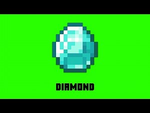 Minecraft Diamond Transition | Green Screen Transition