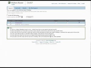 Advanced Medline search with Subject Headings