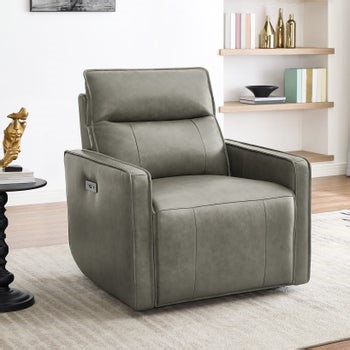 Henredon Keira Leather Zero Gravity Recliner