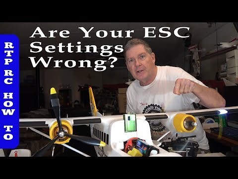 Multi Engine ESC Throttle Calibration and Brake Setup