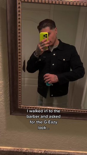 G-Eazy Slick Back Hairstyle Transformation